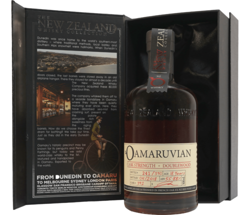 New Zealand Whisky Collection The Omaruvian 55,88%, 18 Jahre mit Box New Zealand Whisky Collection The Omaruvian 55,88%, 18 Jahre mit Box